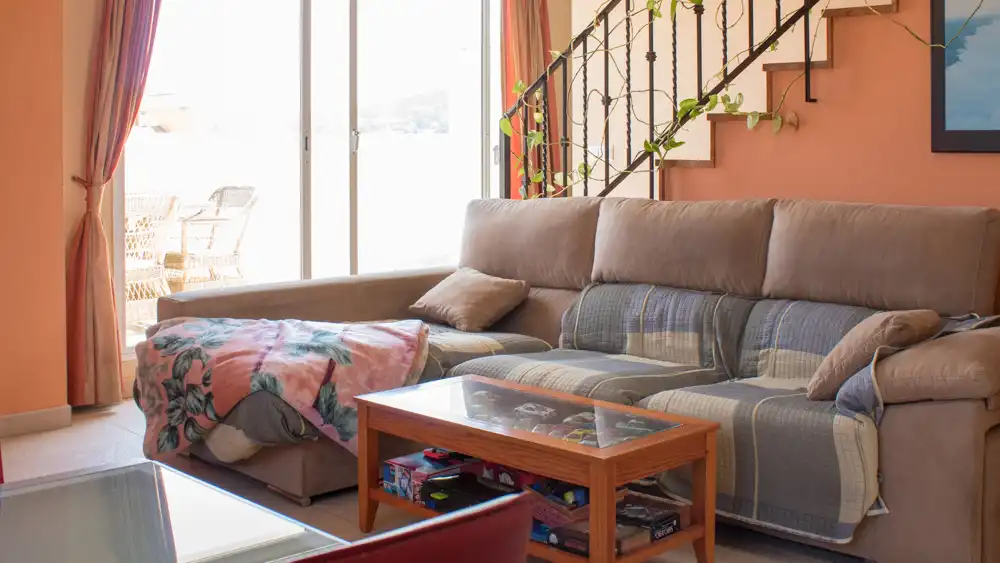 Sala de estar de Ático en venta en Dénia con Aire acondicionado, Calefacción y Terraza