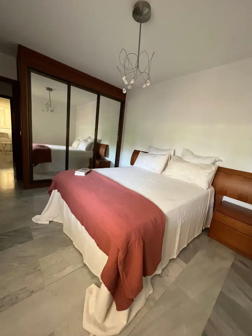 Bedroom of Flat for rent in Marbella  with Air Conditioner, Heating and Terrace