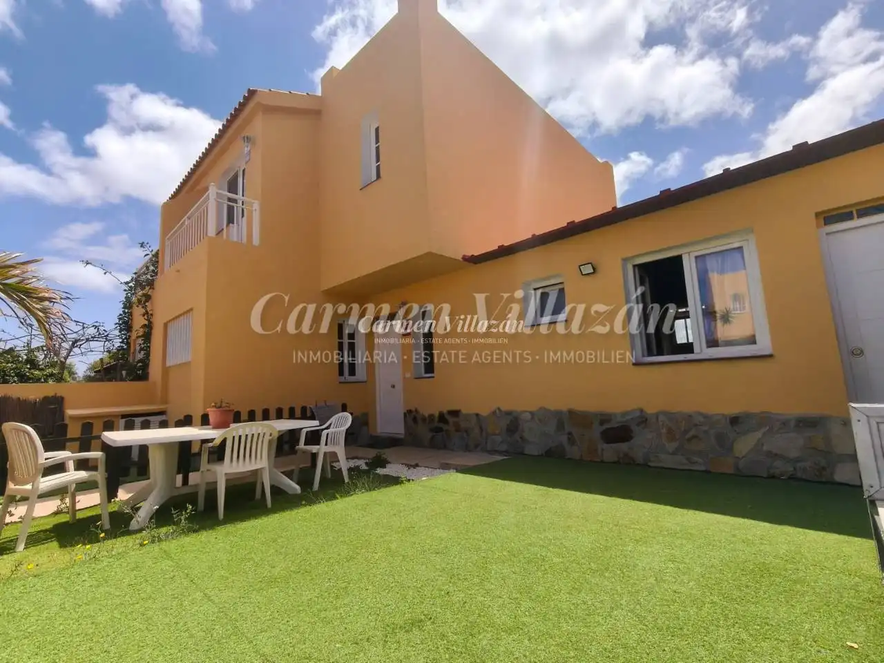 Exterior view of Detached homes for sale in La Oliva  with Private garden, Terrace and Furnished