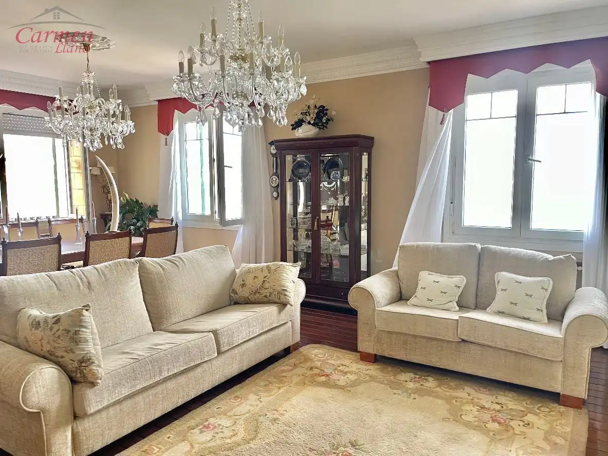 Sala de estar de Dúplex en venta en Getxo  con Calefacción, Terraza y Trastero
