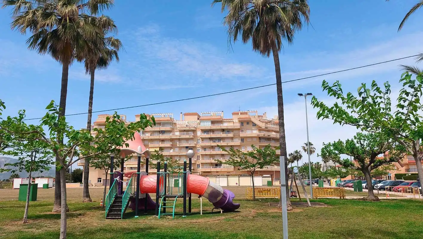 Vista exterior de Apartamento en venta en Xeraco con Aire acondicionado, Calefacción y Jardín privado
