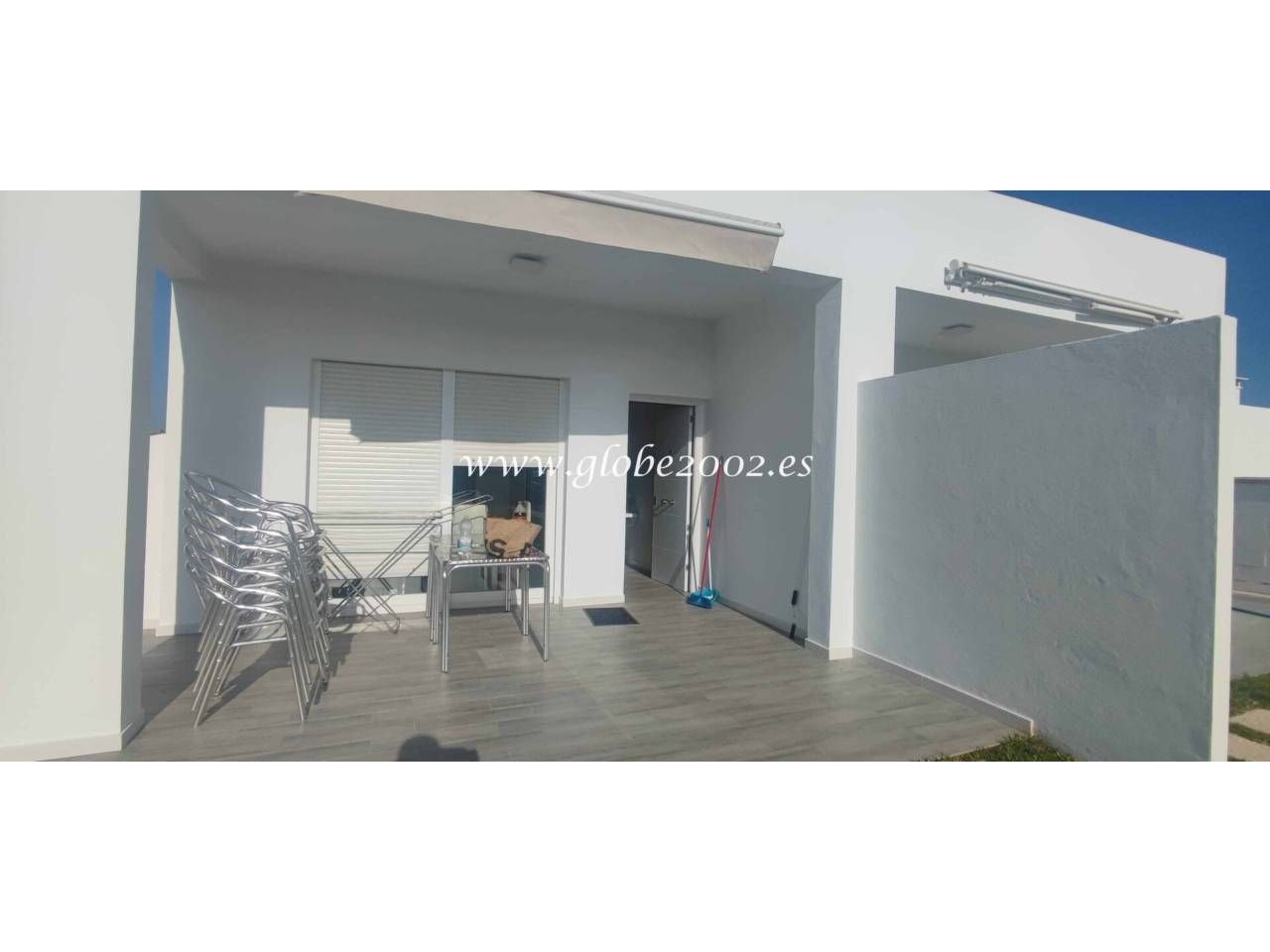 Jardín de Casa adosada de alquiler en Chiclana de la Frontera con Aire acondicionado, Jardín privado y Terraza