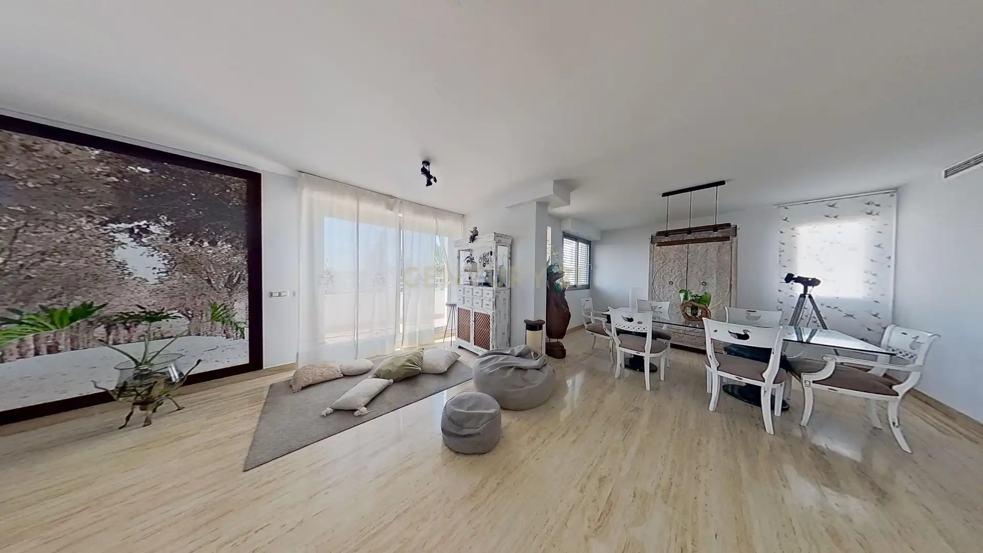 Wohnzimmer von Maisonette zum Verkauf in Mijas mit Klimaanlage, Privatgarten und Abstellraum