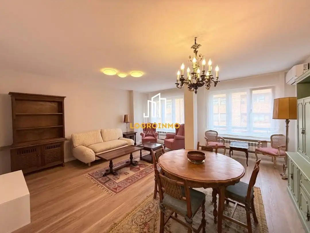 Sala de estar de Piso en venta en  Logroño con Aire acondicionado, Calefacción y Terraza