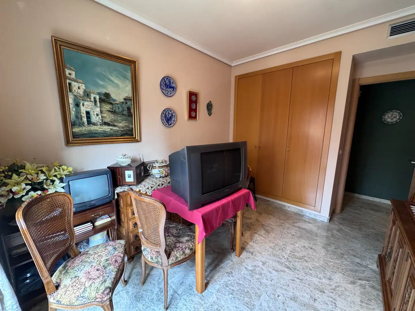 Sala de estar de Piso en venta en Xirivella con Aire acondicionado, Amueblado y Balcón
