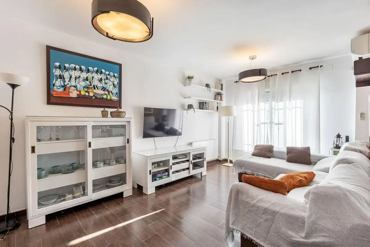 Living room of Detached homes for sale in Vegas del Genil  with Air Conditioner and Swimming Pool