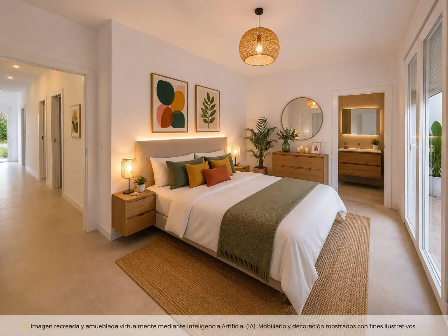 Schlafzimmer von Einfamilien-Reihenhaus zum Verkauf in Vegas del Genil