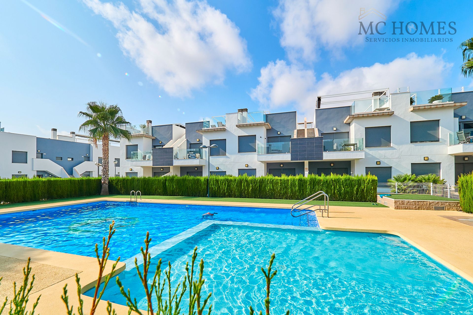 Exterior view of Planta baja to rent in Pilar de la Horadada  with Air Conditioner, Terrace and Furnished