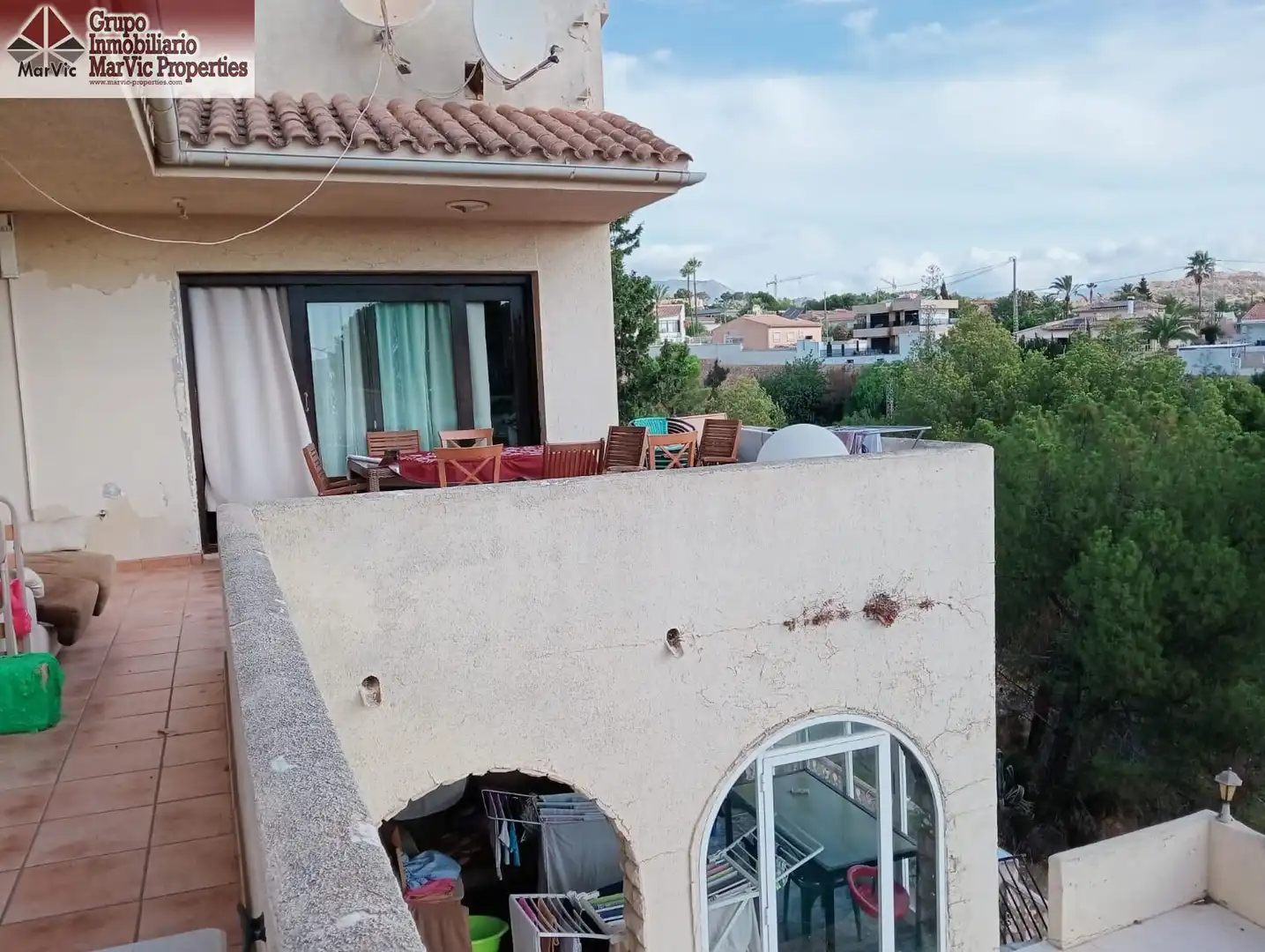 Terraza de Casa o chalet en venta en La Nucia con Terraza, Piscina y Amueblado