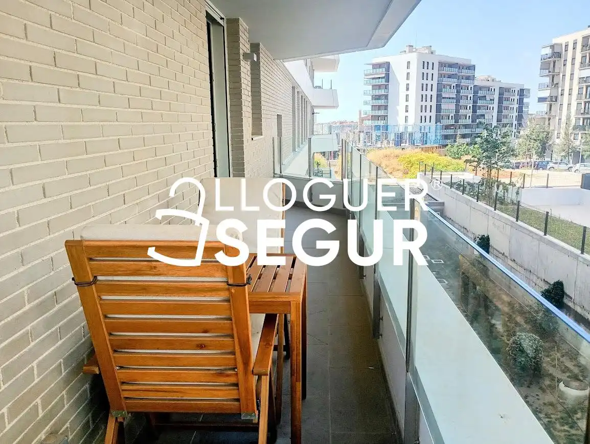 Balcony of Flat for rent in Viladecans  with Air Conditioner, Terrace and Swimming Pool