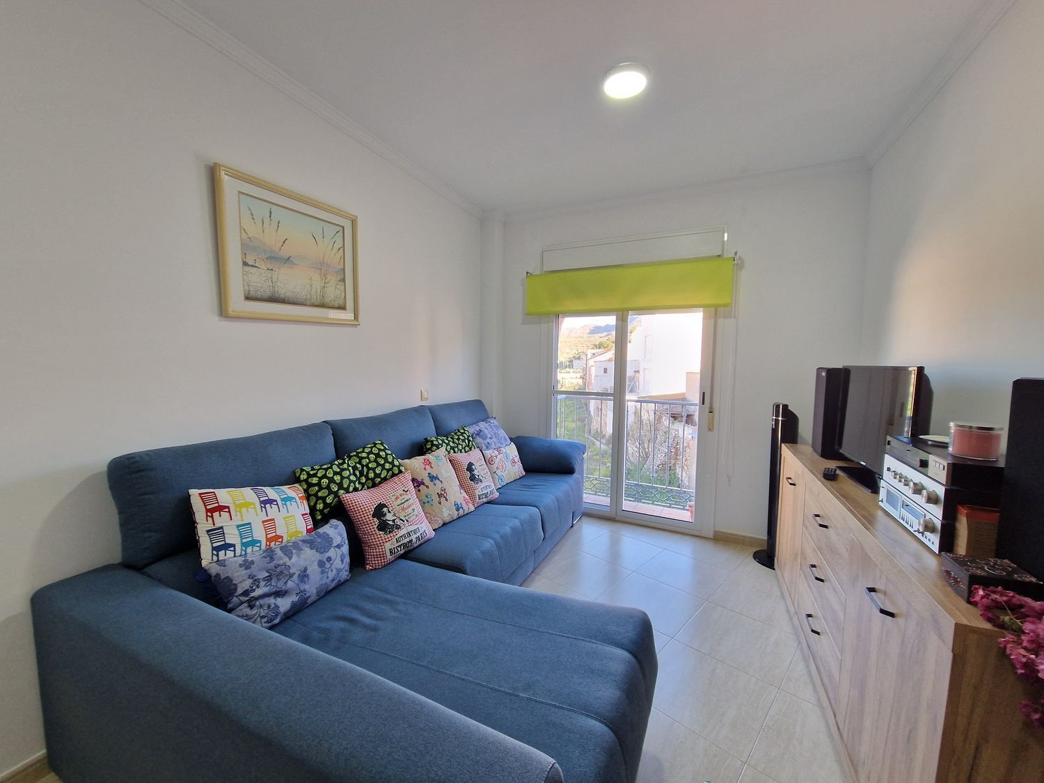 Living room of Flat for sale in Turre  with Swimming Pool, Furnished and Community pool