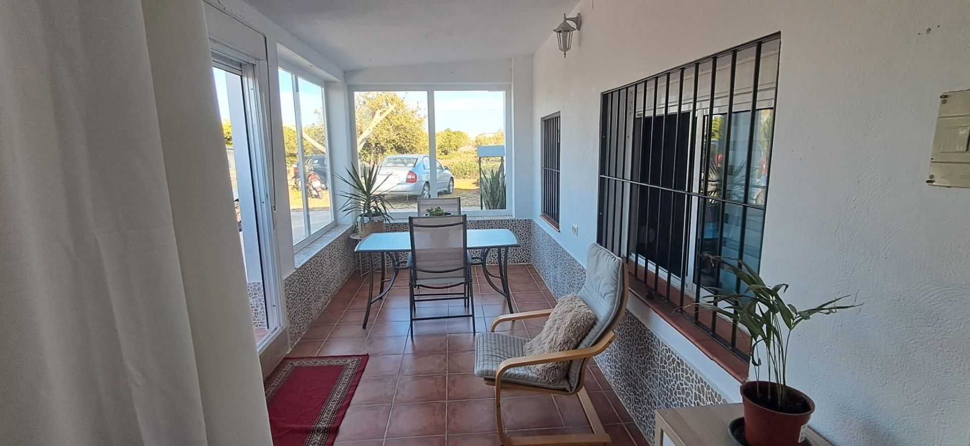 Terraza de Casa o chalet en venta en Utrera con Aire acondicionado, Jardín privado y Piscina