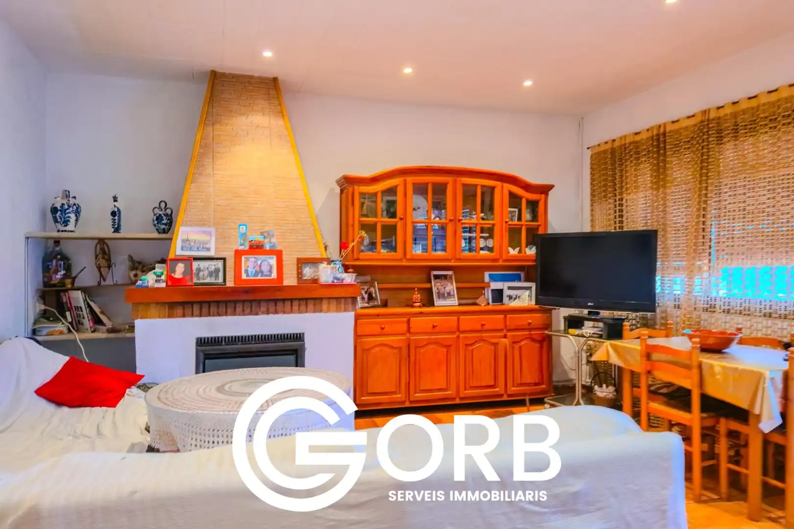 Sala de estar de Casa o chalet en venta en Argentona con Jardín privado, Terraza y Trastero