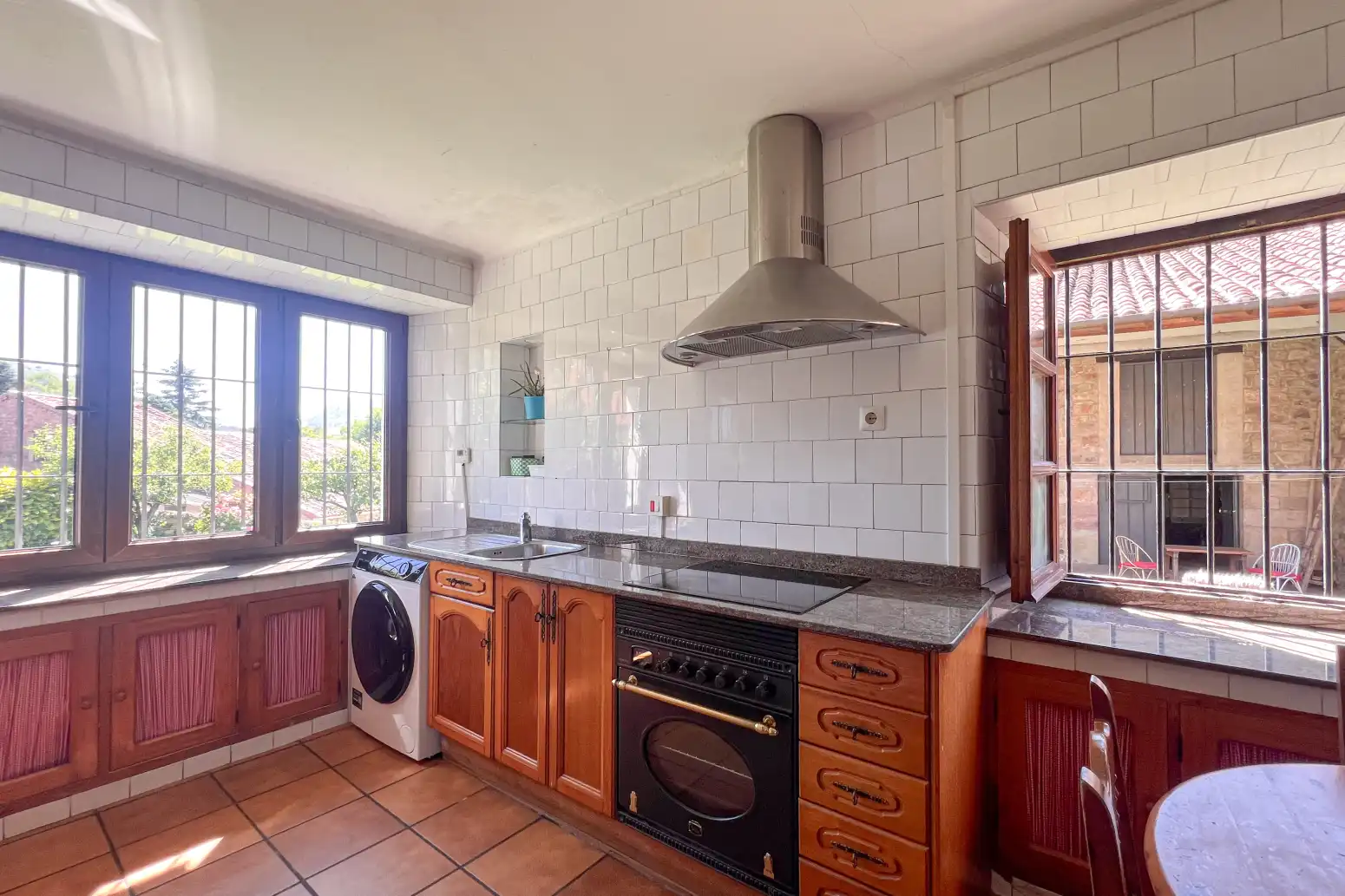 Cocina de Casa o chalet en venta en Mazcuerras con Calefacción, Jardín privado y Parquet