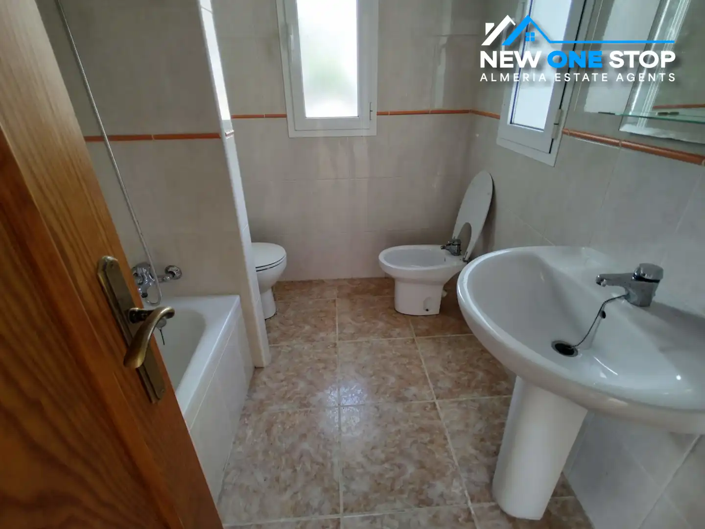 Baño de Casa o chalet en venta en Mojácar con Aire acondicionado, Jardín privado y Terraza