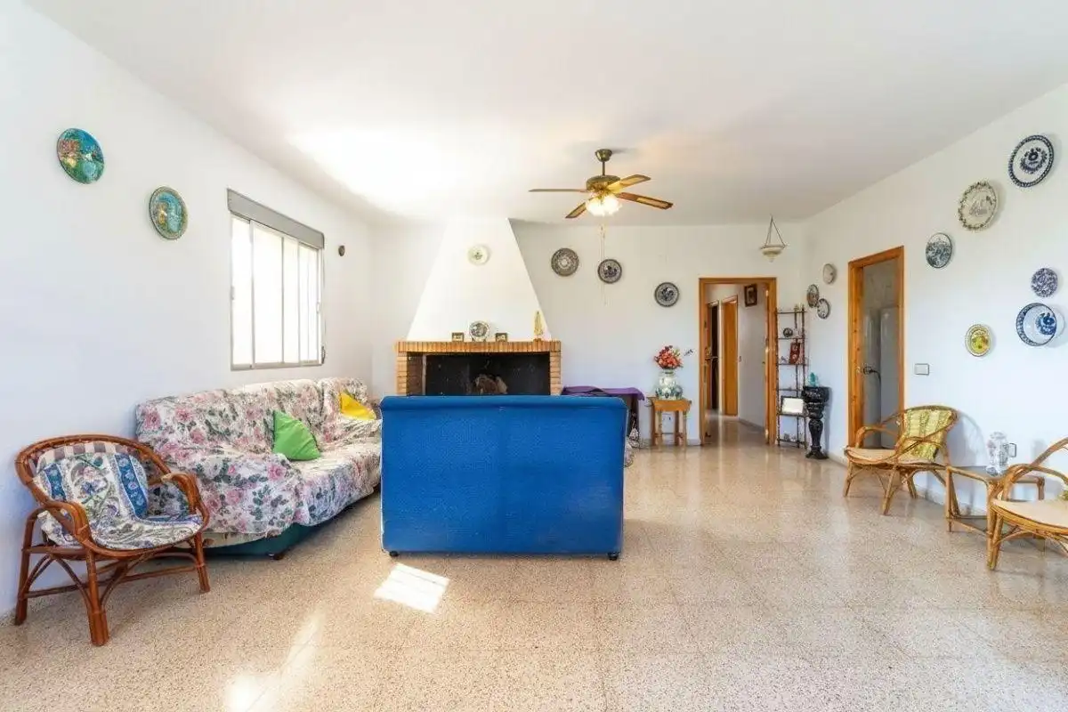 Sala de estar de Finca rústica en venta en Abarán con Terraza y Amueblado