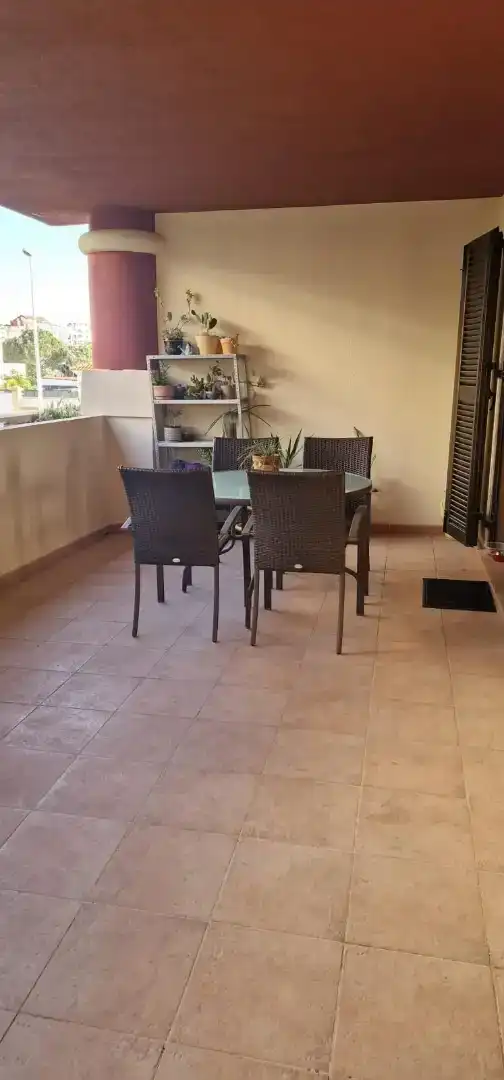 Terrassa de Pis de lloguer en Ayamonte amb Aire condicionat, Jardí privat i Parquet