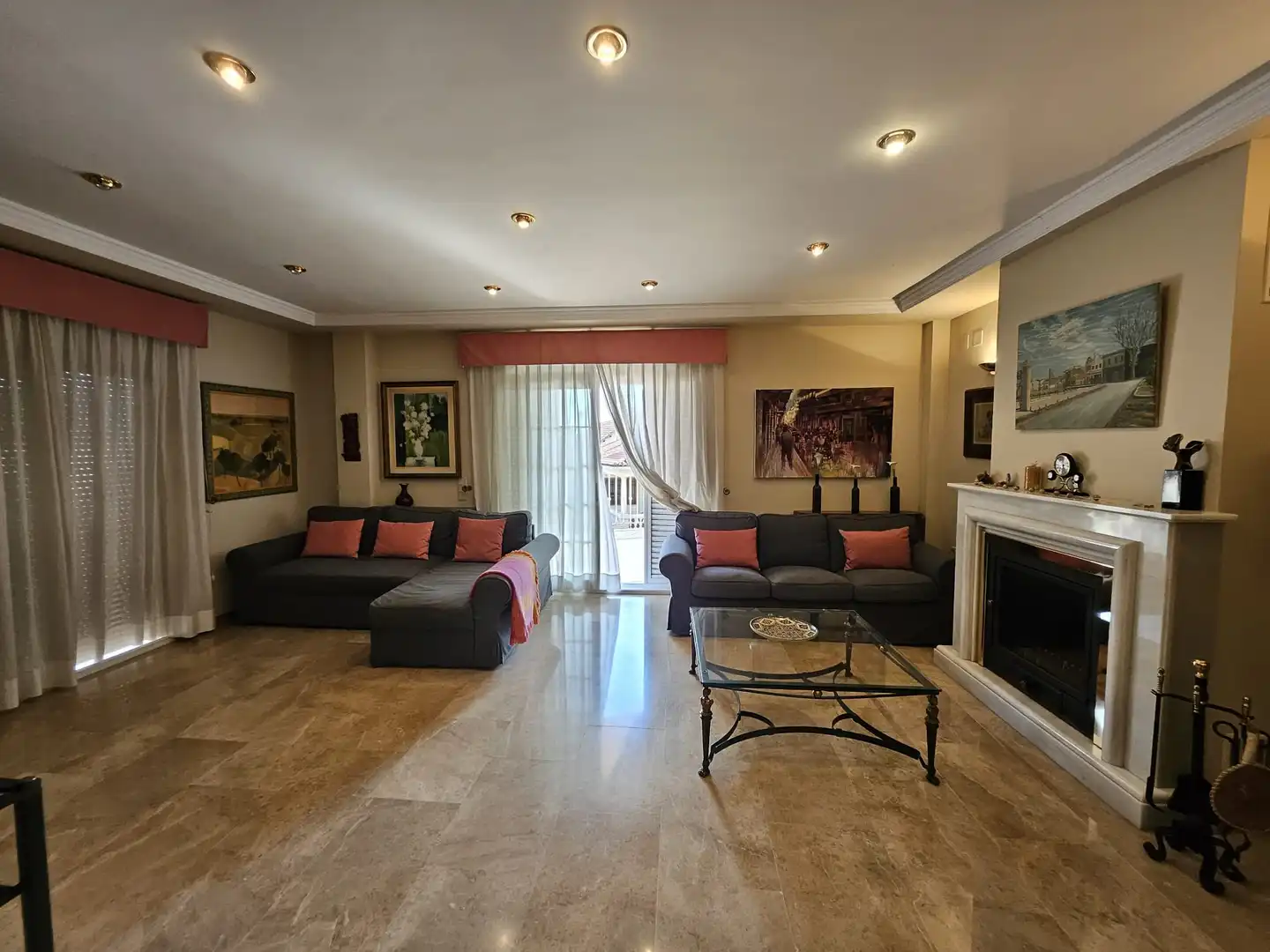 Sala d'estar de Casa o xalet de lloguer en Corbera amb Aire condicionat, Calefacció i Terrassa