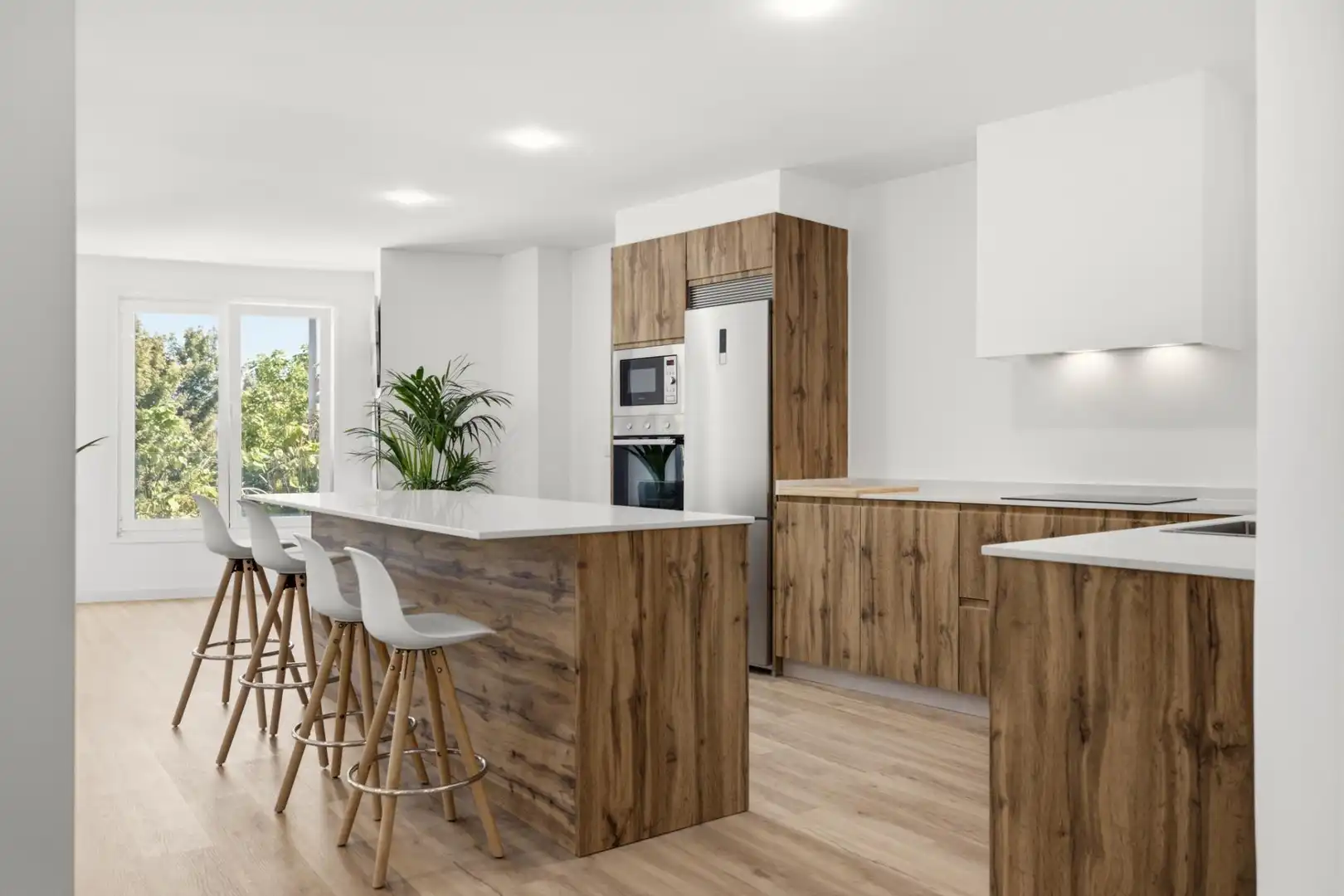Kitchen of Apartments for sale in Vigo   with Heating, Furnished and Balcony