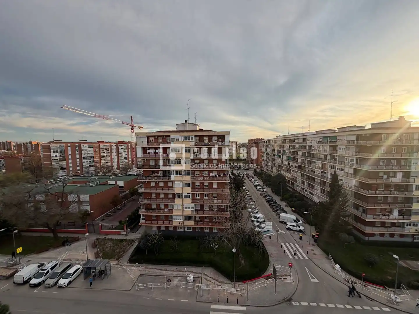 Vista exterior de Piso en venta en Madrid con Calefacción, Jardín privado y Parquet
