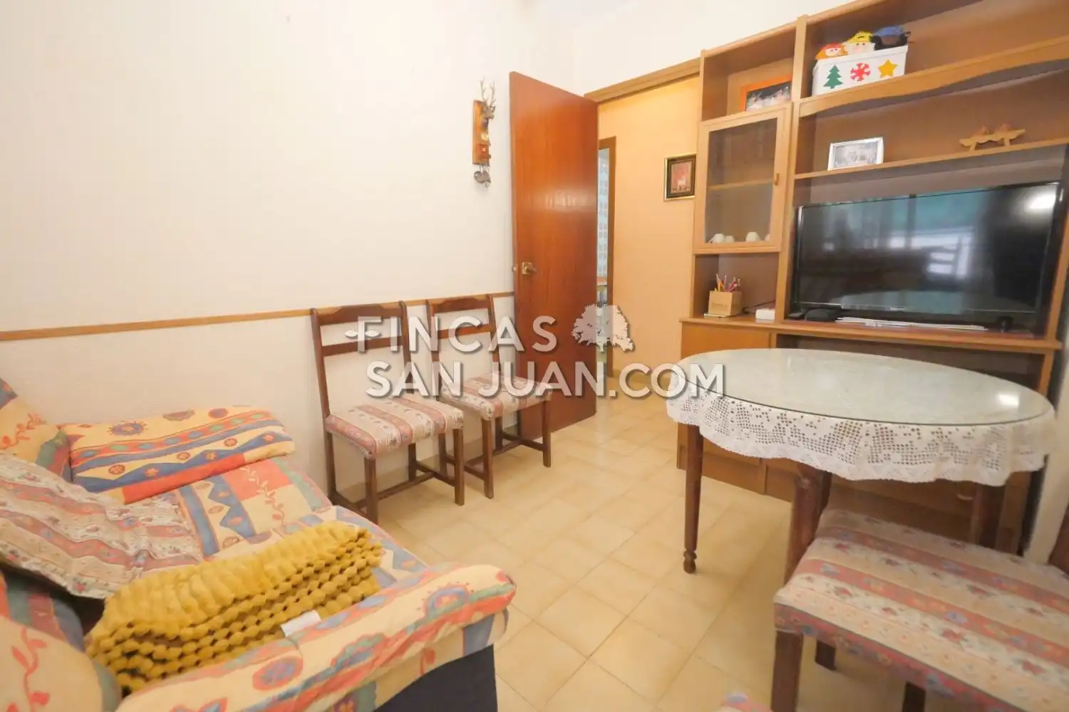 Sala de estar de Piso en venta en San Vicente del Raspeig / Sant Vicent del Raspeig con Balcón
