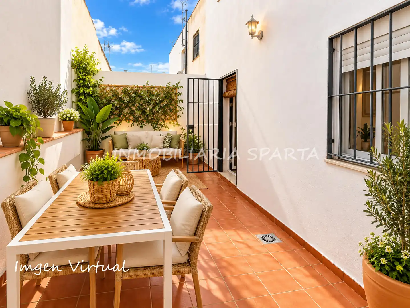 Terraza de Casa adosada en venta en Alcalá del Río, Sevilla