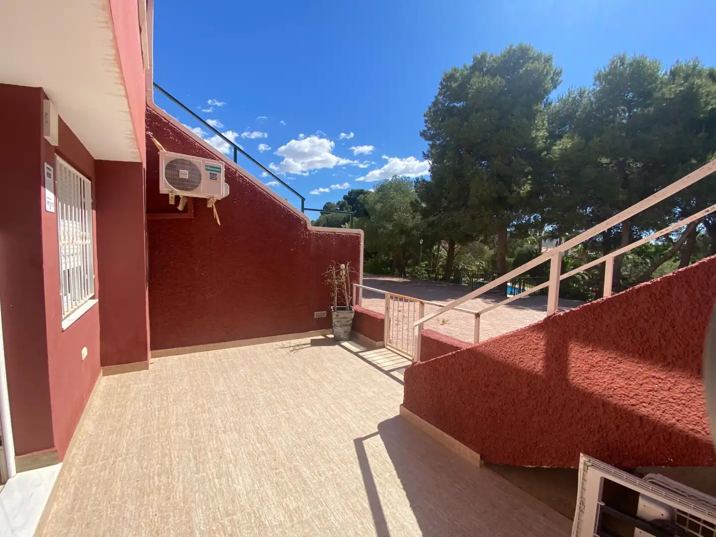 Terraza de Casa adosada en venta en Mazarrón con Piscina comunitaria