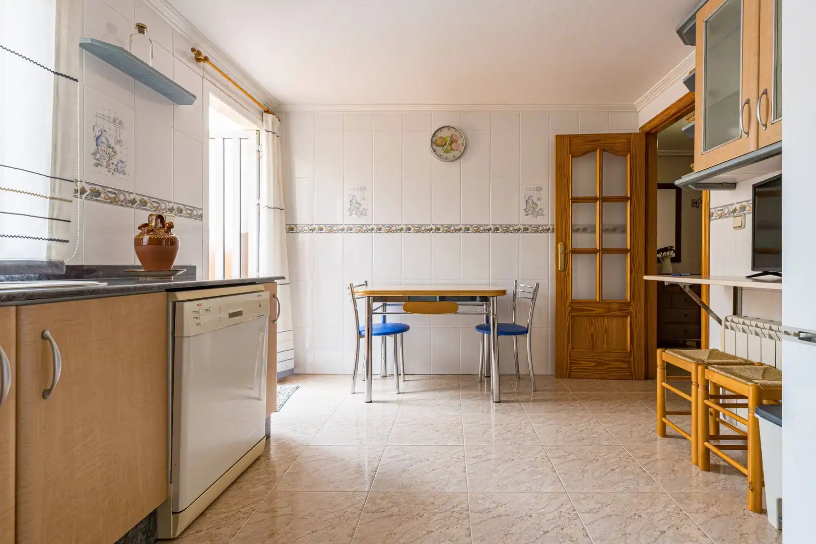Cuina de Dúplex en venda en Murcia amb Aire condicionat, Jardí privat i Terrassa