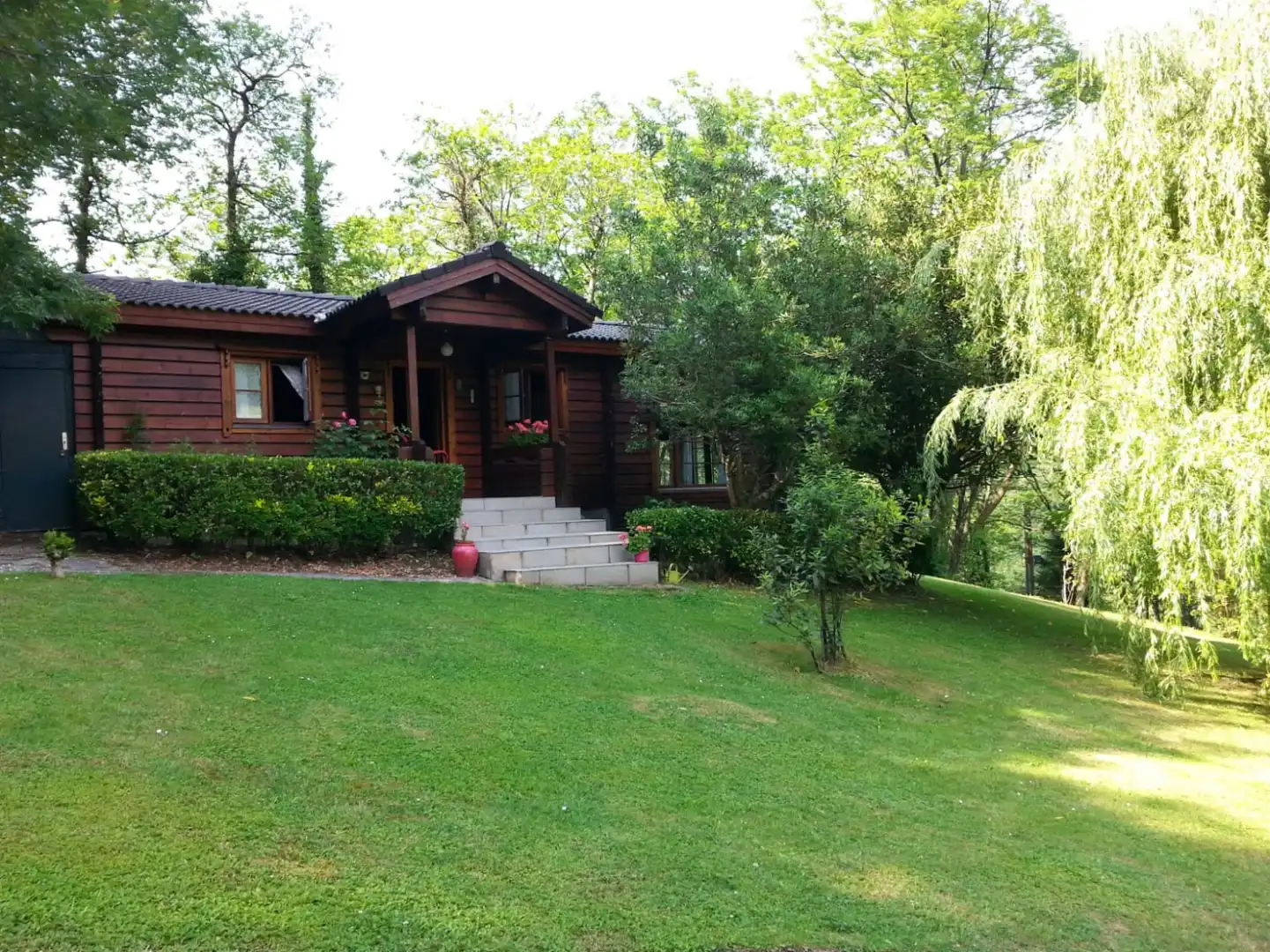 Jardí de Casa o xalet en venda en Hernani amb Calefacció, Jardí privat i Piscina