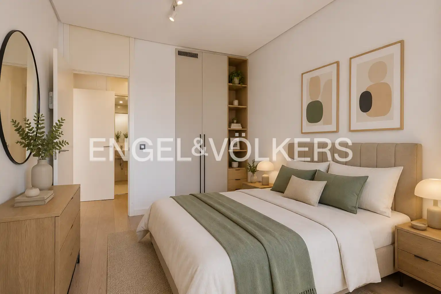 Schlafzimmer von Wohnung zum Verkauf in Madrid mit Klimaanlage, Heizung und Parkett