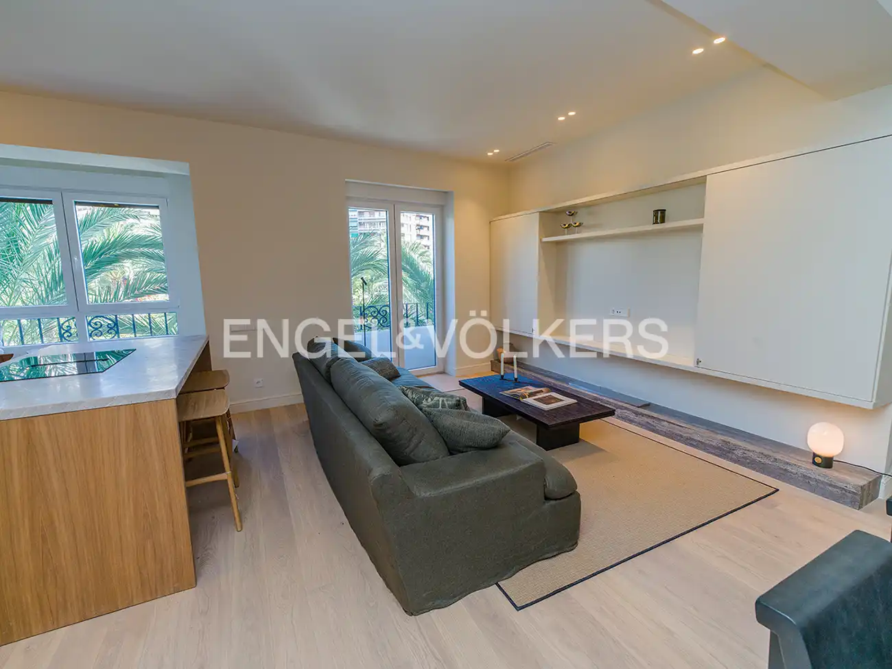 Living room of Flat for sale in Alicante / Alacant  with Air Conditioner, Heating and Balcony