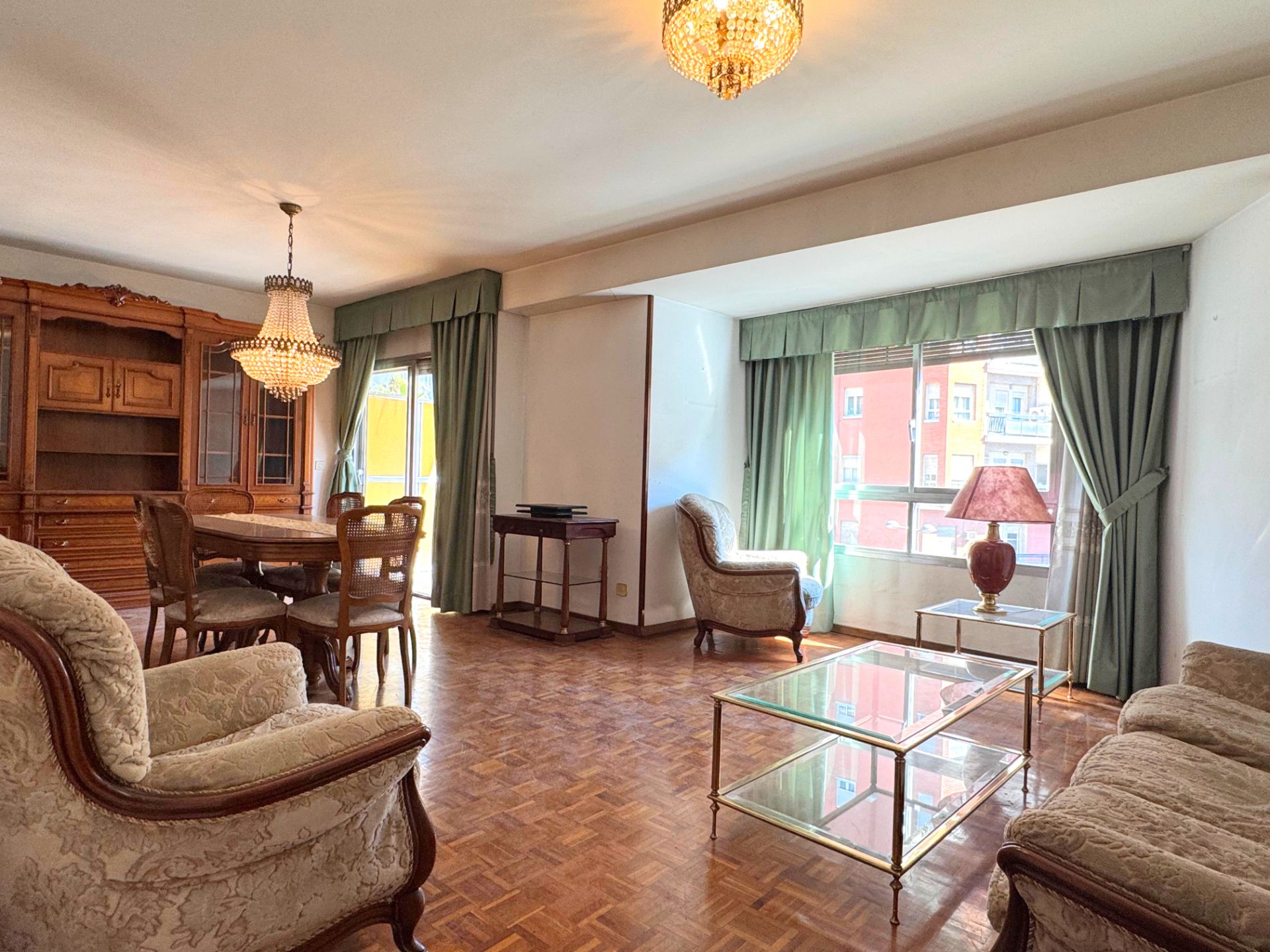 Living room of Flat for sale in  Valencia Capital  with Balcony