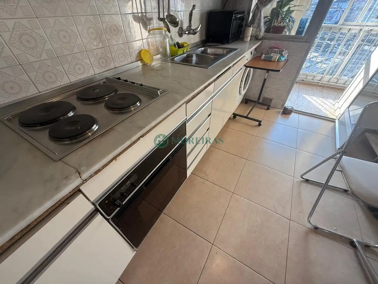 Kitchen of Flat for sale in Ourense Capital   with Heating and Storage room