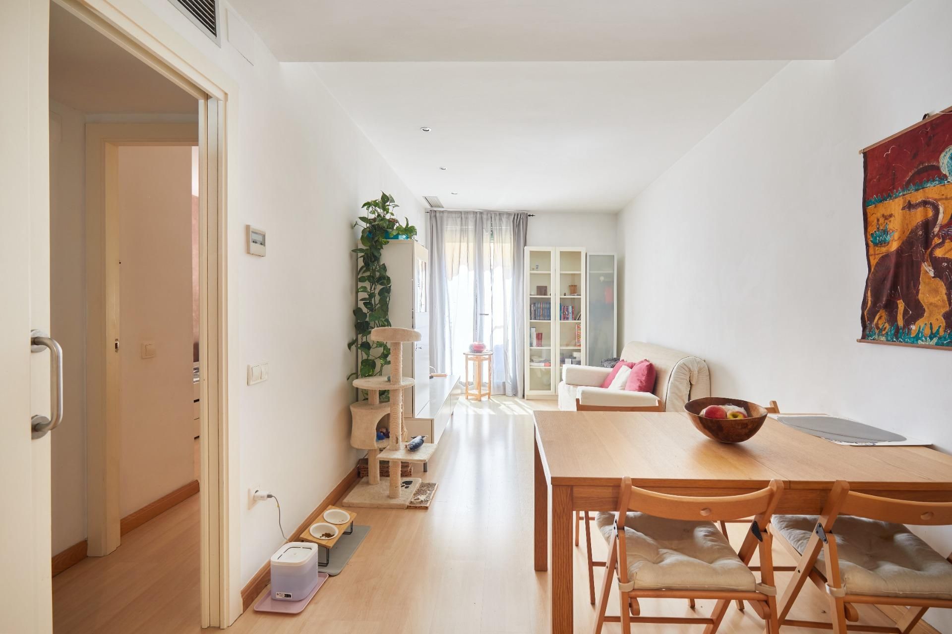 Living room of Flat for sale in  Barcelona Capital  with Air Conditioner and Heating