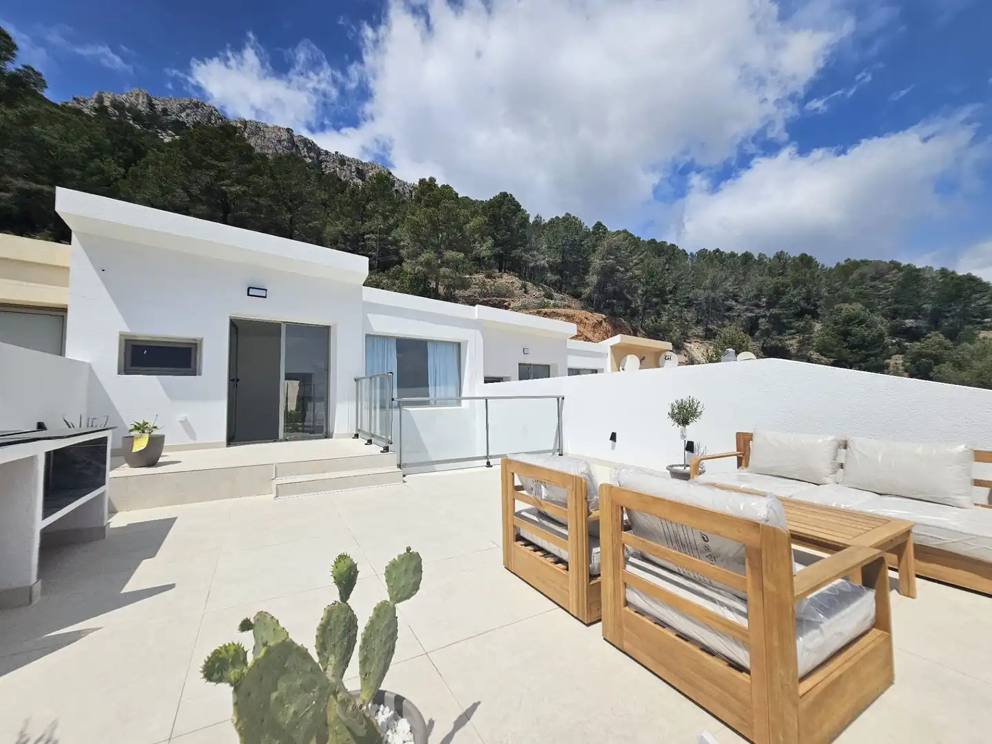 Terraza de Casa adosada en venta en Calpe / Calp con Aire acondicionado, Calefacción y Terraza