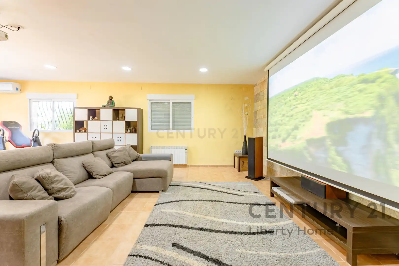Sala d'estar de Casa o xalet en venda en Náquera amb Aire condicionat, Jardí privat i Traster