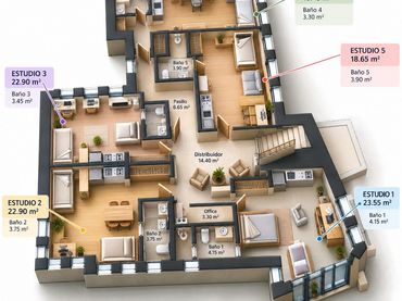 Studio to rent in El Bosque