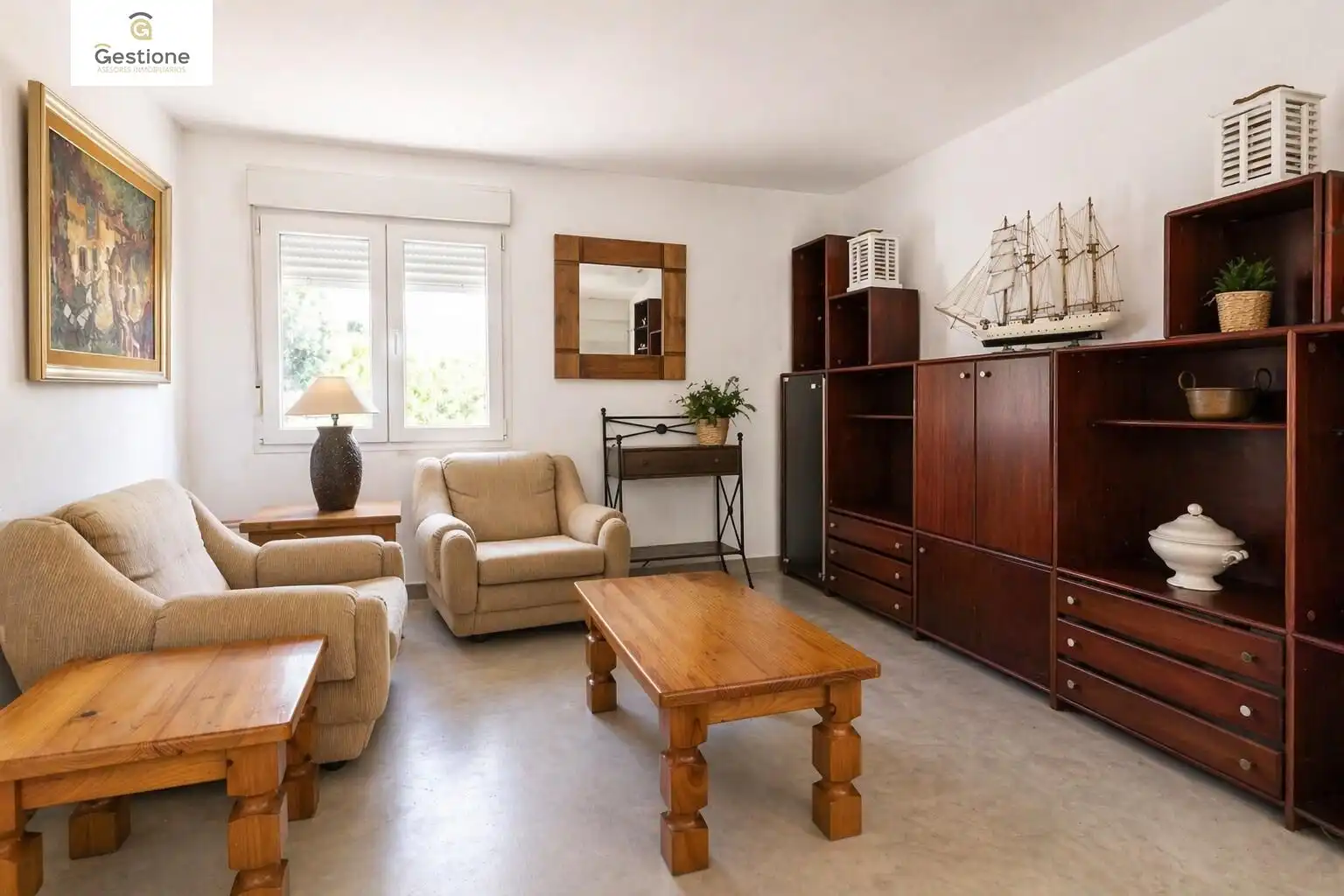 Sala d'estar de Casa o xalet en venda en Almazora / Almassora amb Aire condicionat, Terrassa i Traster