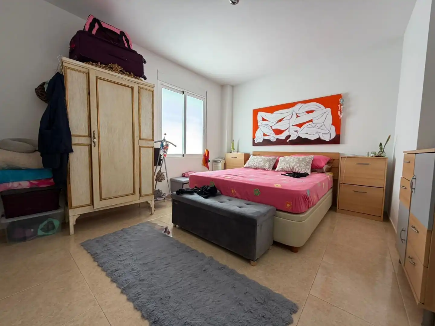 Schlafzimmer von Erdgeschoss zum Verkauf in Águilas mit Klimaanlage, Terrasse und Möbliert