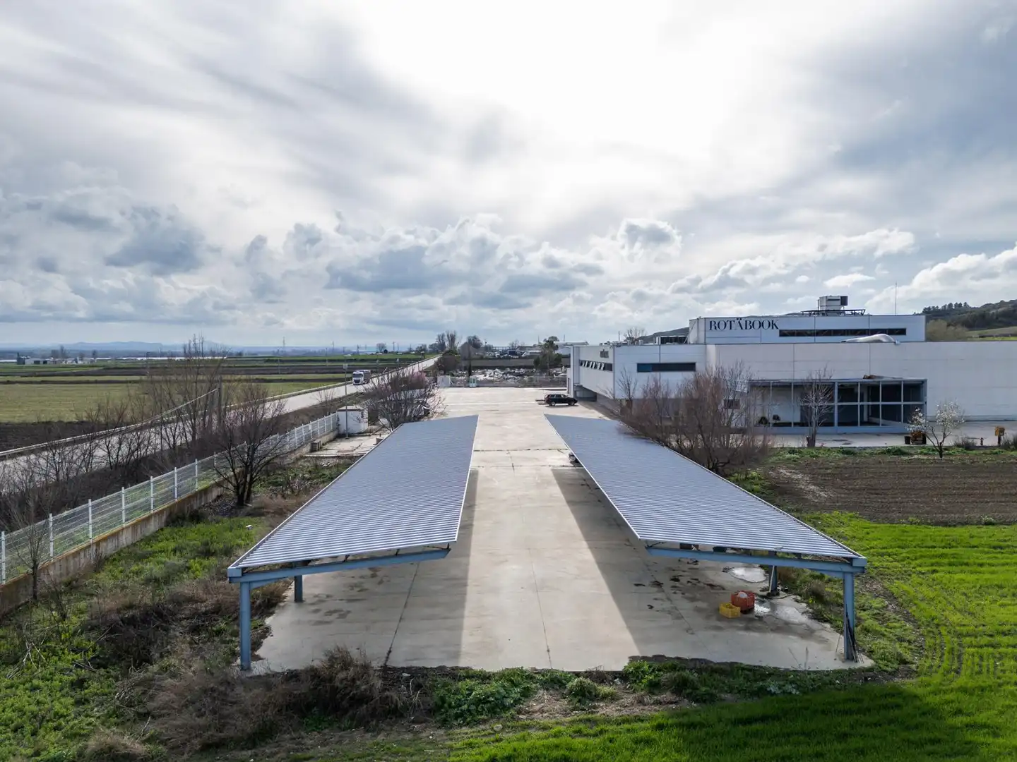 Vista exterior de Nave industrial en venta en Añover de Tajo