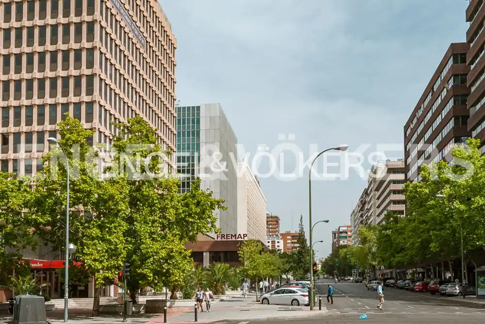 Exterior view of Flat for rent in Madrid  with Air Conditioner, Heating and Furnished