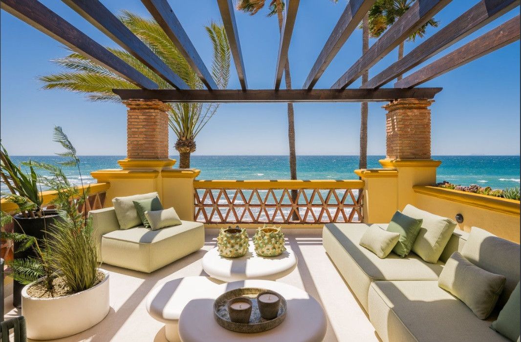 Terrace of Apartment for sale in Marbella  with Air Conditioner, Terrace and Swimming Pool
