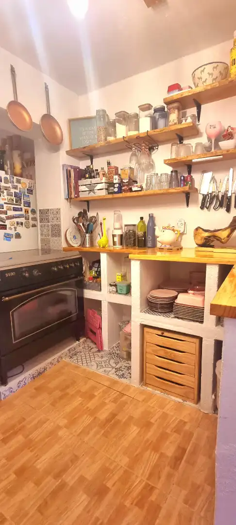 Cocina de Finca rústica en venta en Vinaròs con Aire acondicionado, Jardín privado y Terraza