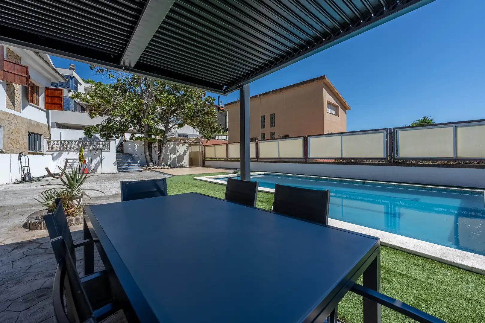 Terrassa de Casa o xalet en venda en Tiana amb Aire condicionat, Calefacció i Jardí privat