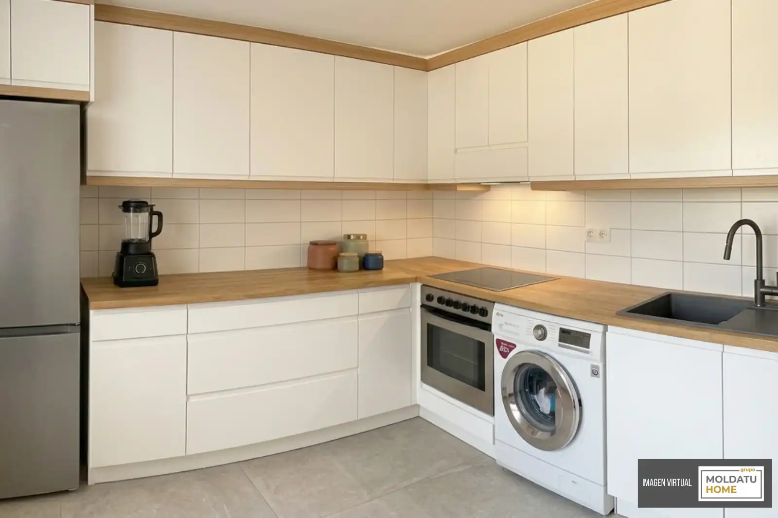Kitchen of Flat for sale in Donostia - San Sebastián   with Heating and Terrace