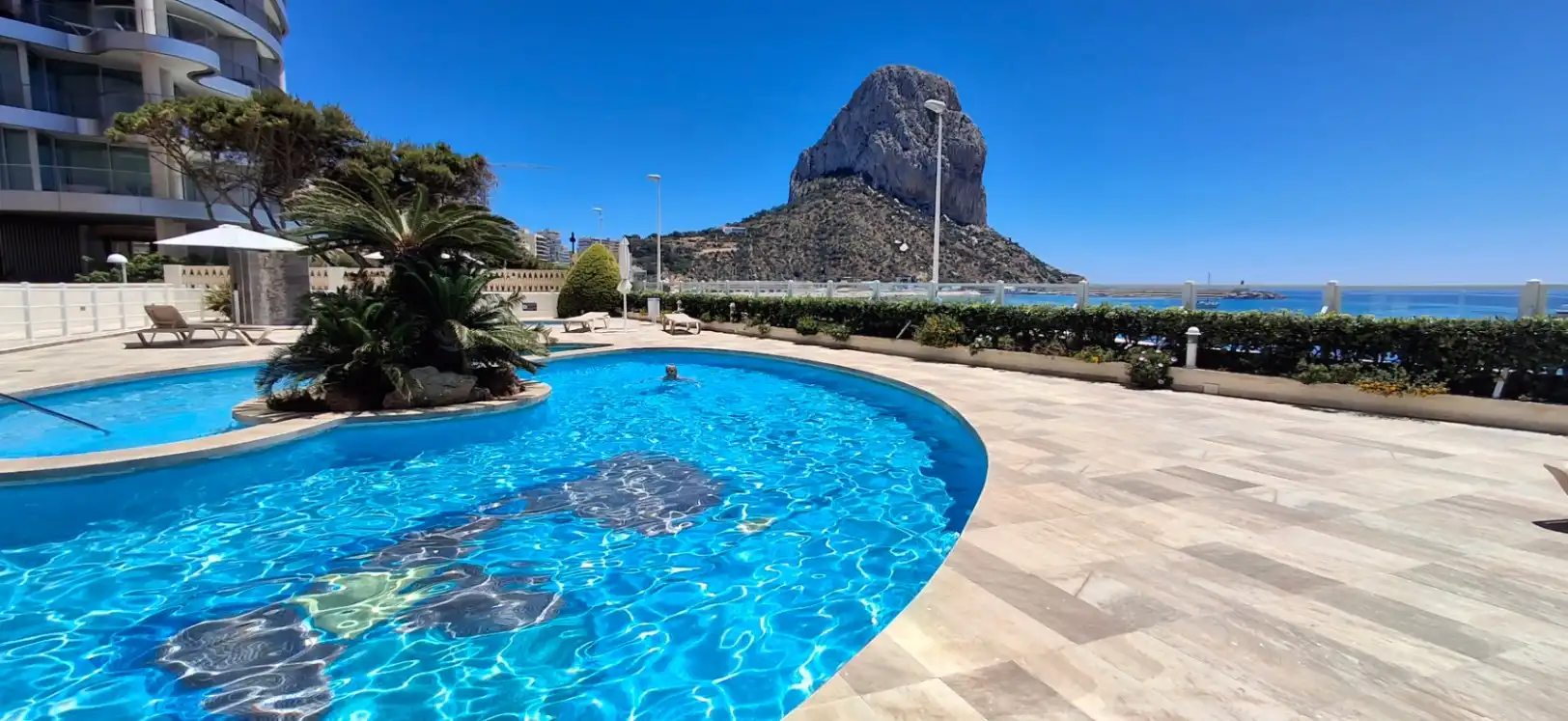 Swimming pool of Apartments for sale in Calpe / Calp  with Air Conditioner, Terrace and Swimming Pool