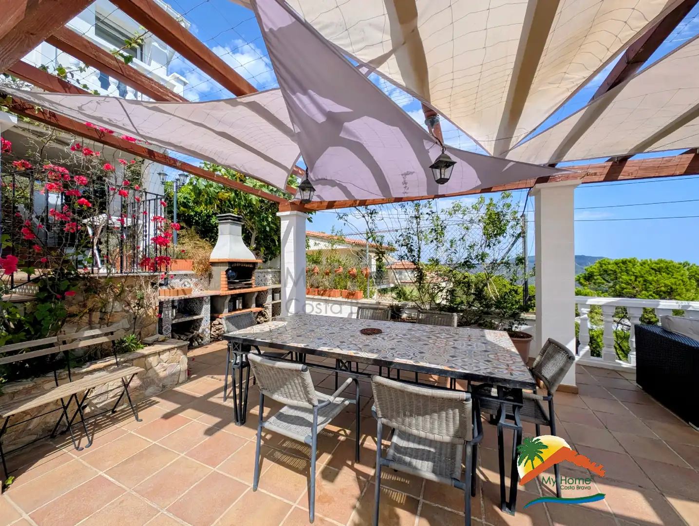 Terrassa de Casa o xalet en venda en Lloret de Mar amb Calefacció, Jardí privat i Terrassa