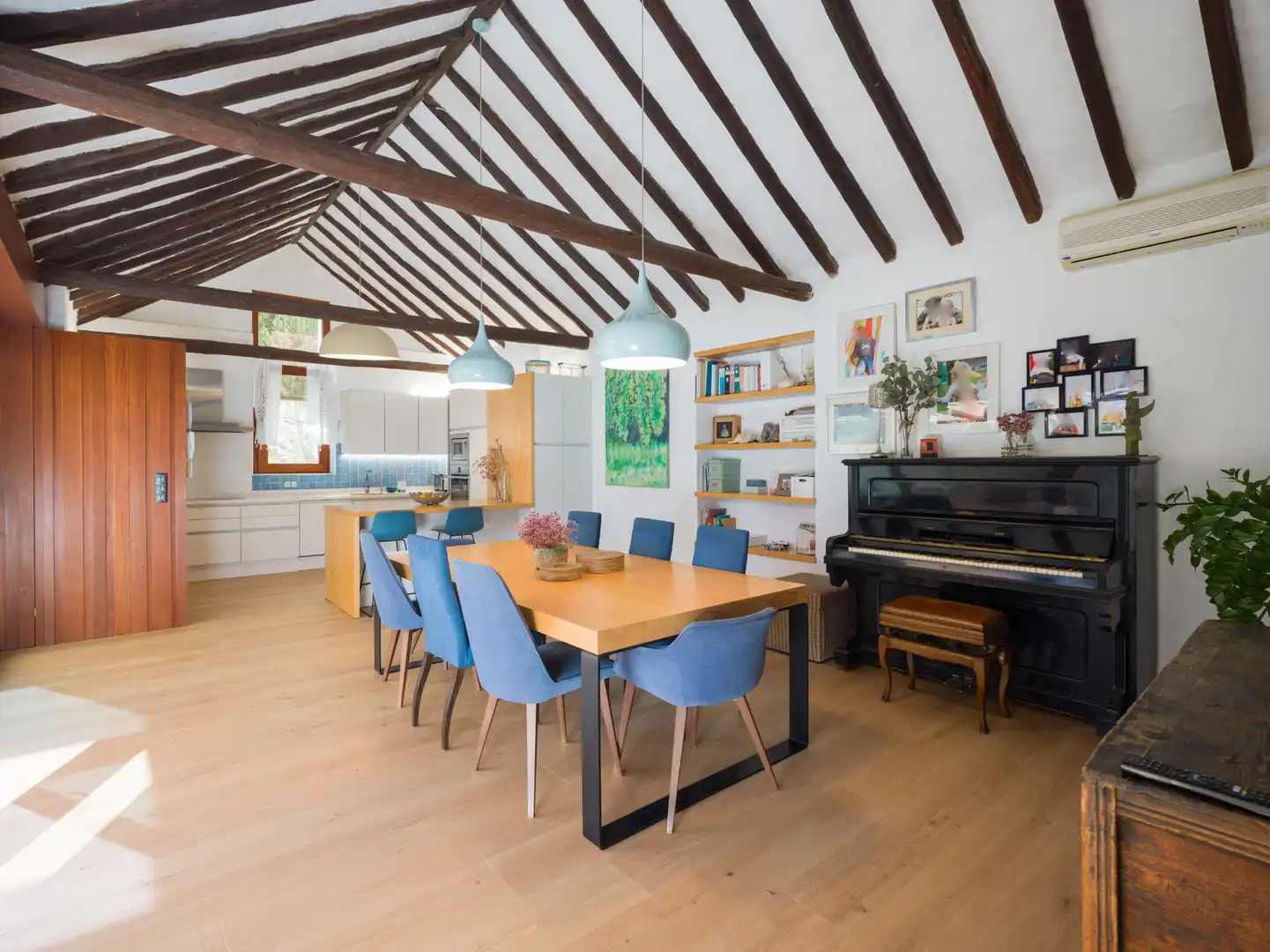 Dining room of Houses for sale in Telde  with Heating, Private garden and Parquet flooring