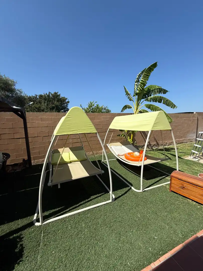 Garden of Houses for sale in El Puerto de Santa María  with Air Conditioner, Private garden and Storage room