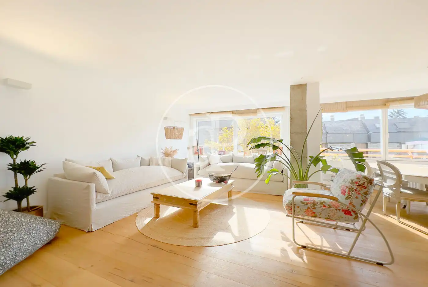 Sala de estar de Piso en venta en Madrid con Aire acondicionado, Calefacción y Jardín privado